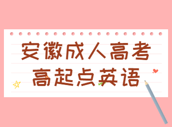 安徽成人高考高起点英语