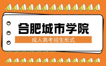 2024年合肥城市学院成人高考招生形式